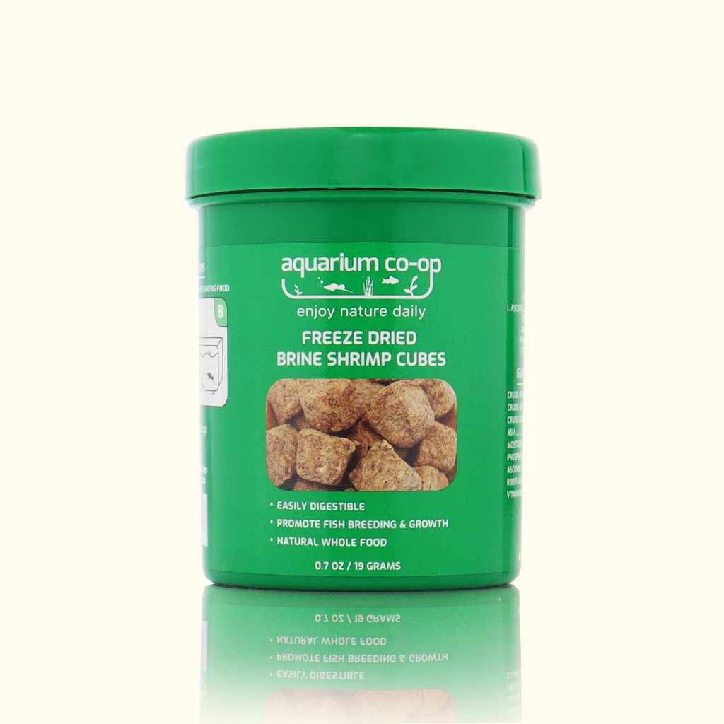 Freeze-Dried Brine Shrimp Cubes for Aquarium Fish
