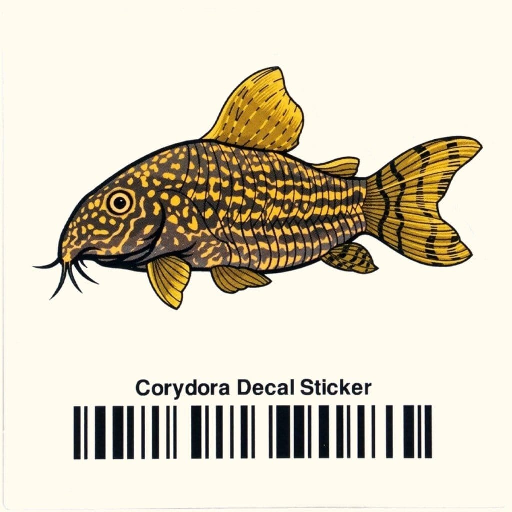 Corydoras Fish Aquarium Decal Sticker