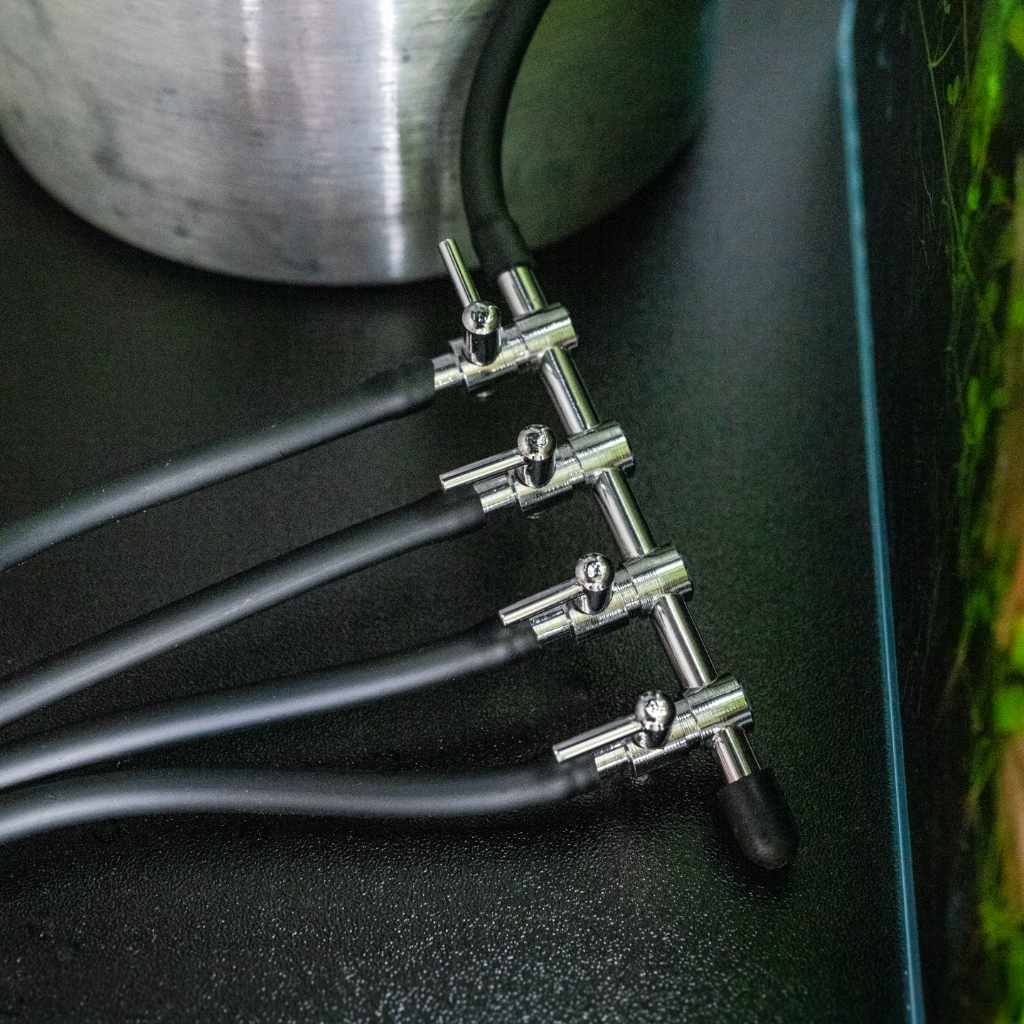 4-Port Metal Gang Valve for Hydroponics