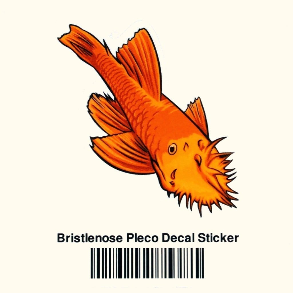 Bristlenose Pleco Aquarium Sticker Decal