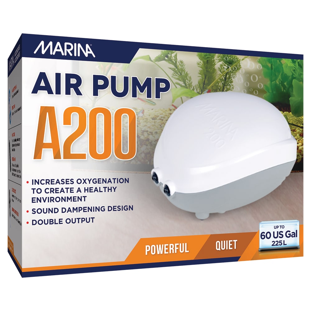 Compact Marina Air Pump for Aquariums