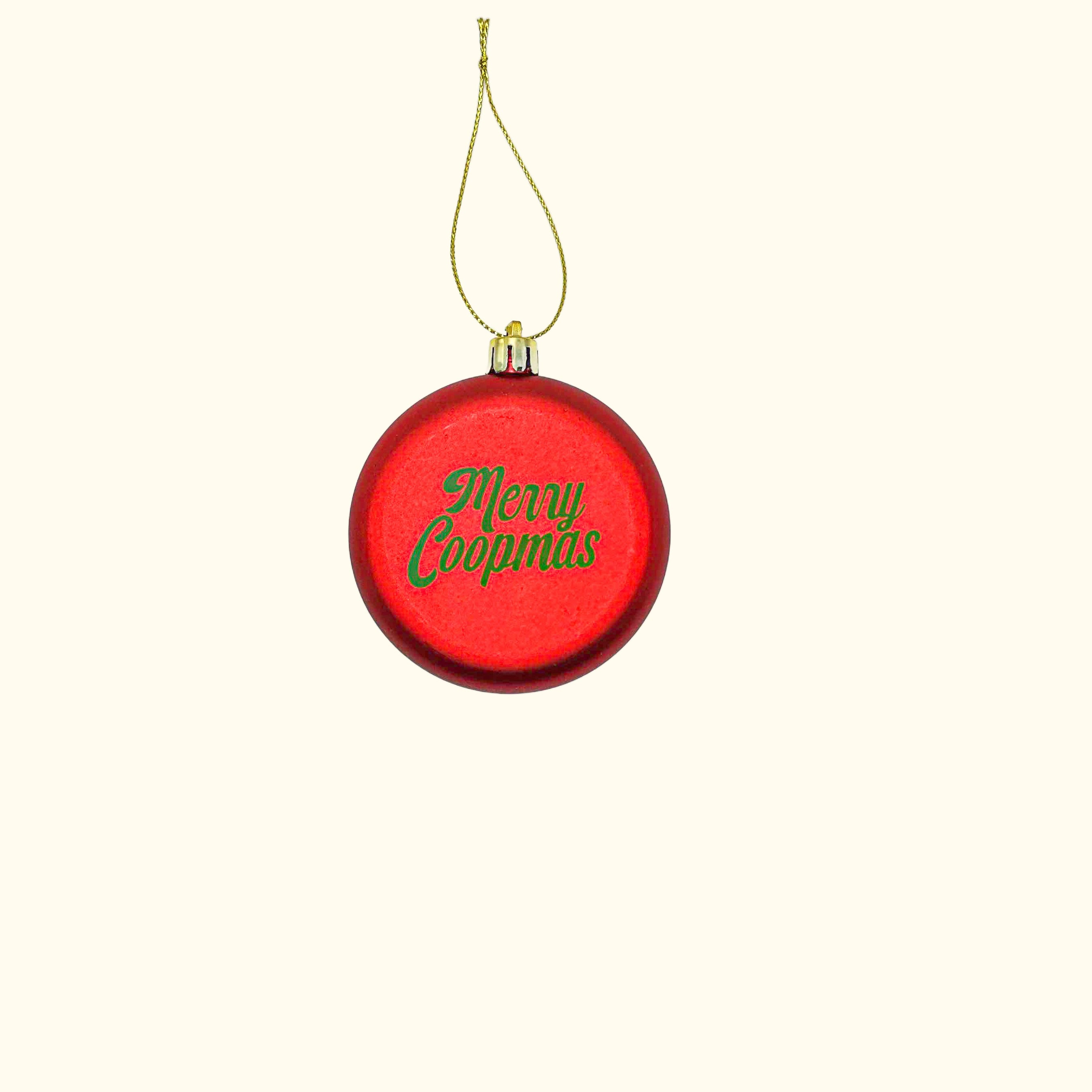 Merry Coopmas Festive Holiday Ornament