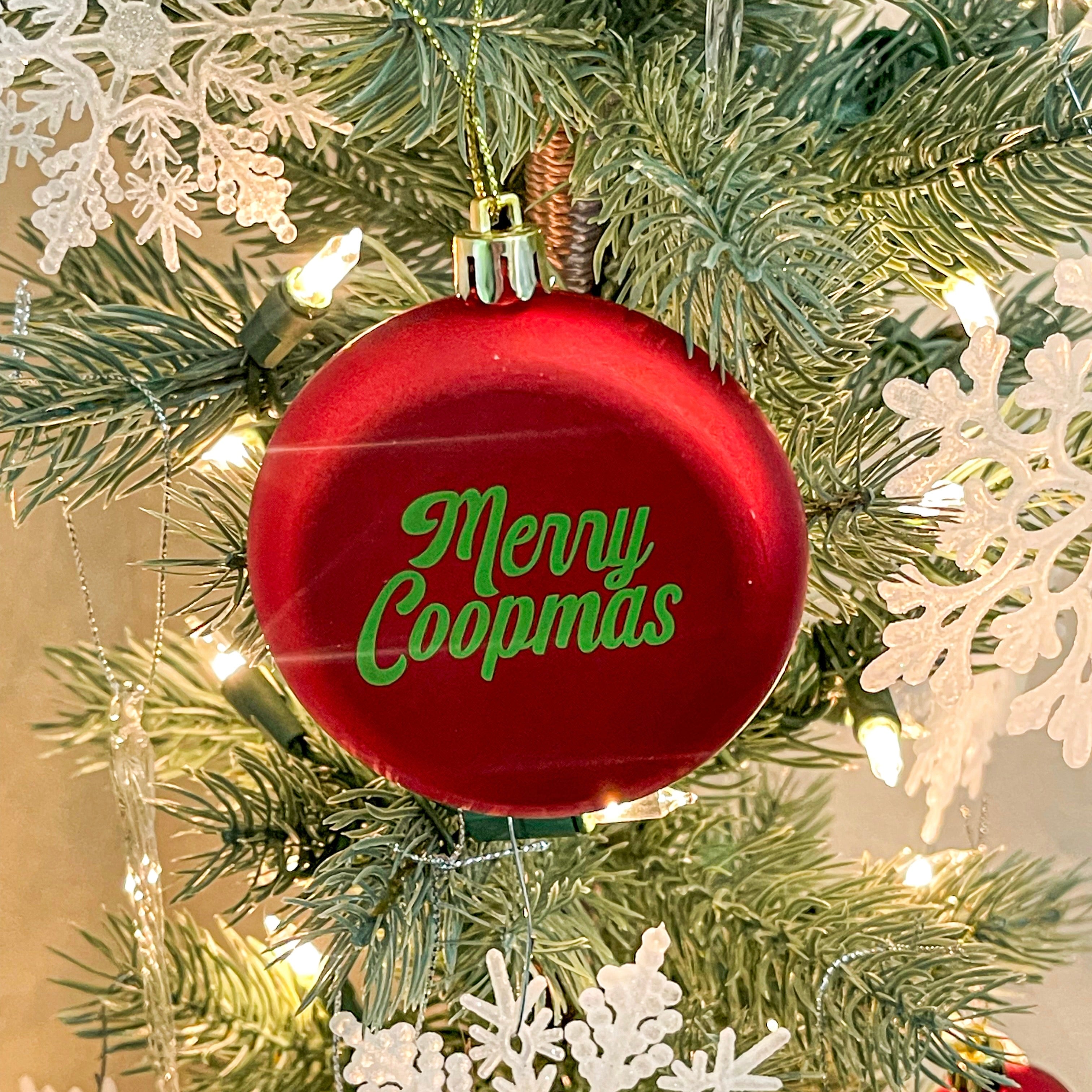 Merry Coopmas Festive Holiday Ornament